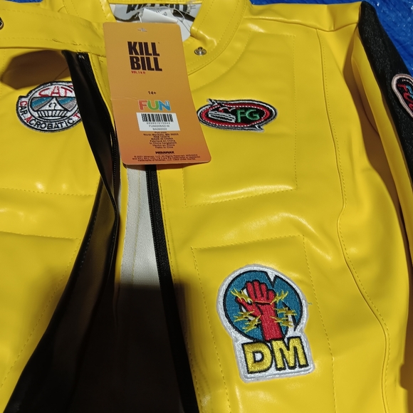 RARE MOVIE KILL BILL MOTO JACKET - Picture 2 of 4